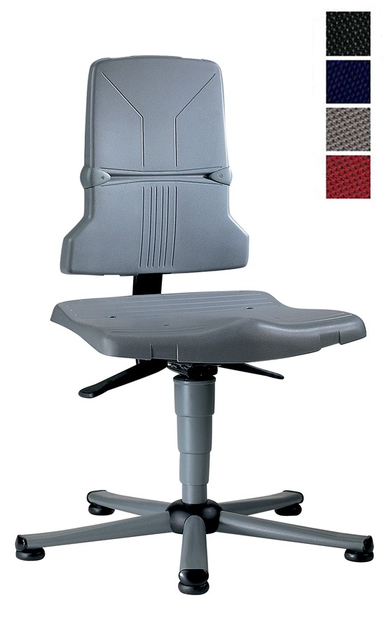 Bimos Sintec 9800 ist der Arbeitsstuhl fur flexibles Sitzen im Labor, am Mont...