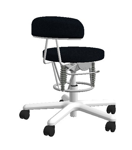 Haider Bioswing Foxy | ergonomischer Kita-Hocker mit Beckenstütze