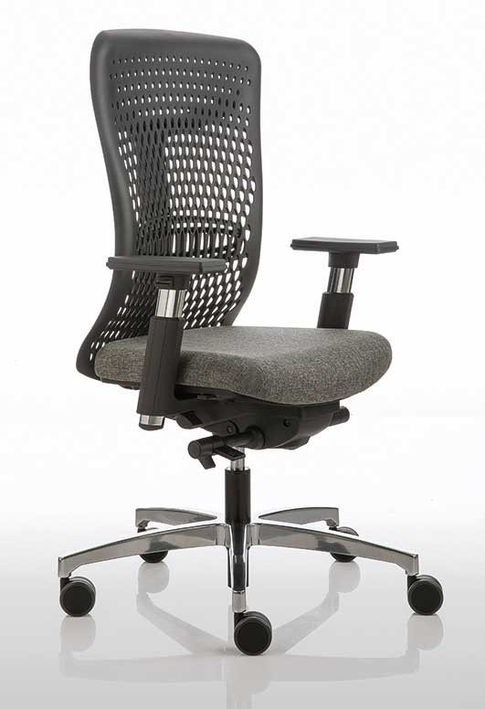 Burostuhl Luxy SmartBack Chair als H24-Betriebsstuhl mit 24-Stunden Zulassung...