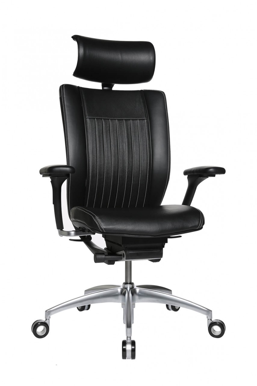 Wagner Titan Ltd.S Comfort ergonomischer Luxus-Chefsessel mit naturbelassenem...
