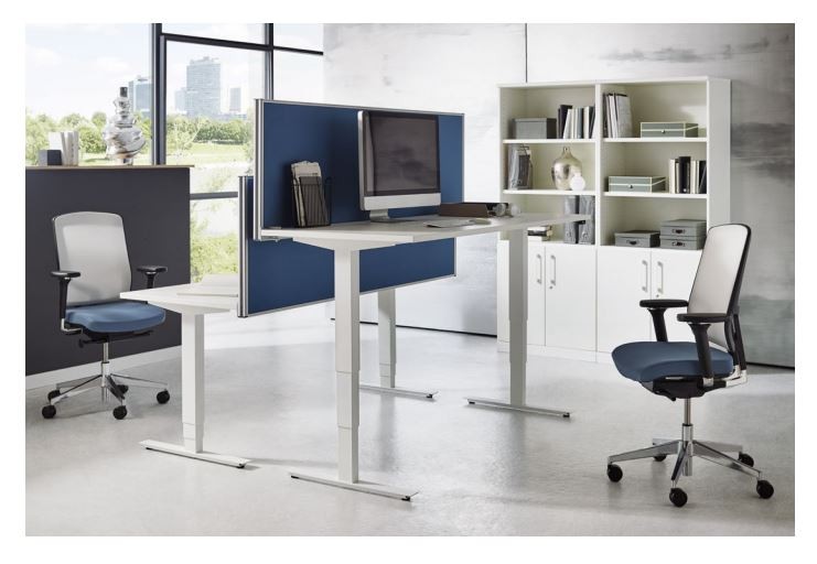 fm move 2.0 Steh-Sitztisch elektrisch hohenverstellbarer Schreibtisch fur meh...